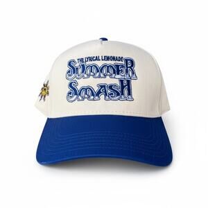 Lyrical Lemonade Summer Smash Snapback Hat Blue White Festival